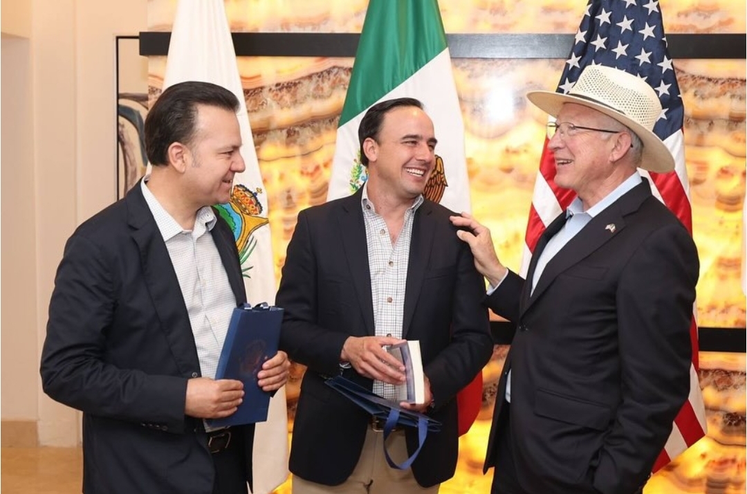 Gobernadores de Coahuila y Durango se reúnen con embajador de Estados Unidos