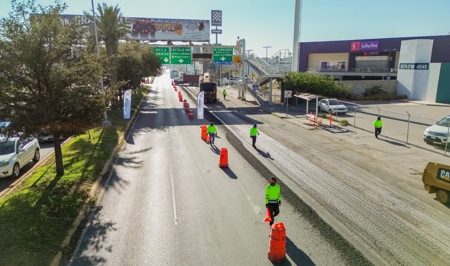 Invierten 120 millones en pavimentación y recarpeteo de 40 vialidades en Torreón